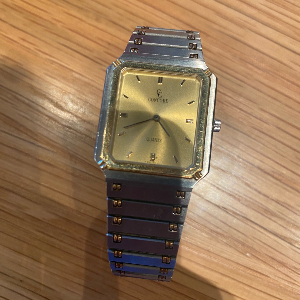 Concord La Costa 18k Gold Bezel Quartz Watch